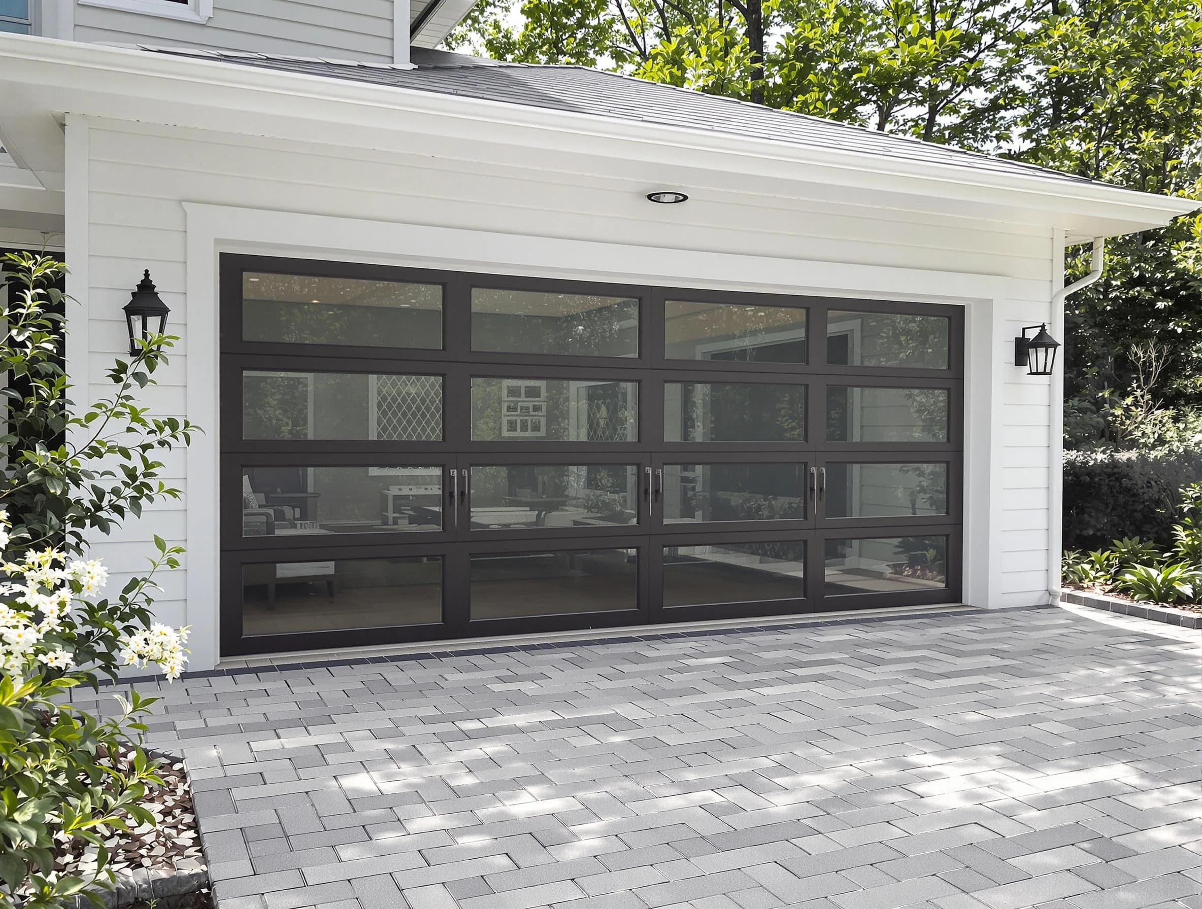 Centennial Garage Door Repair design specialist presenting custom garage door options to Centennial homeowner