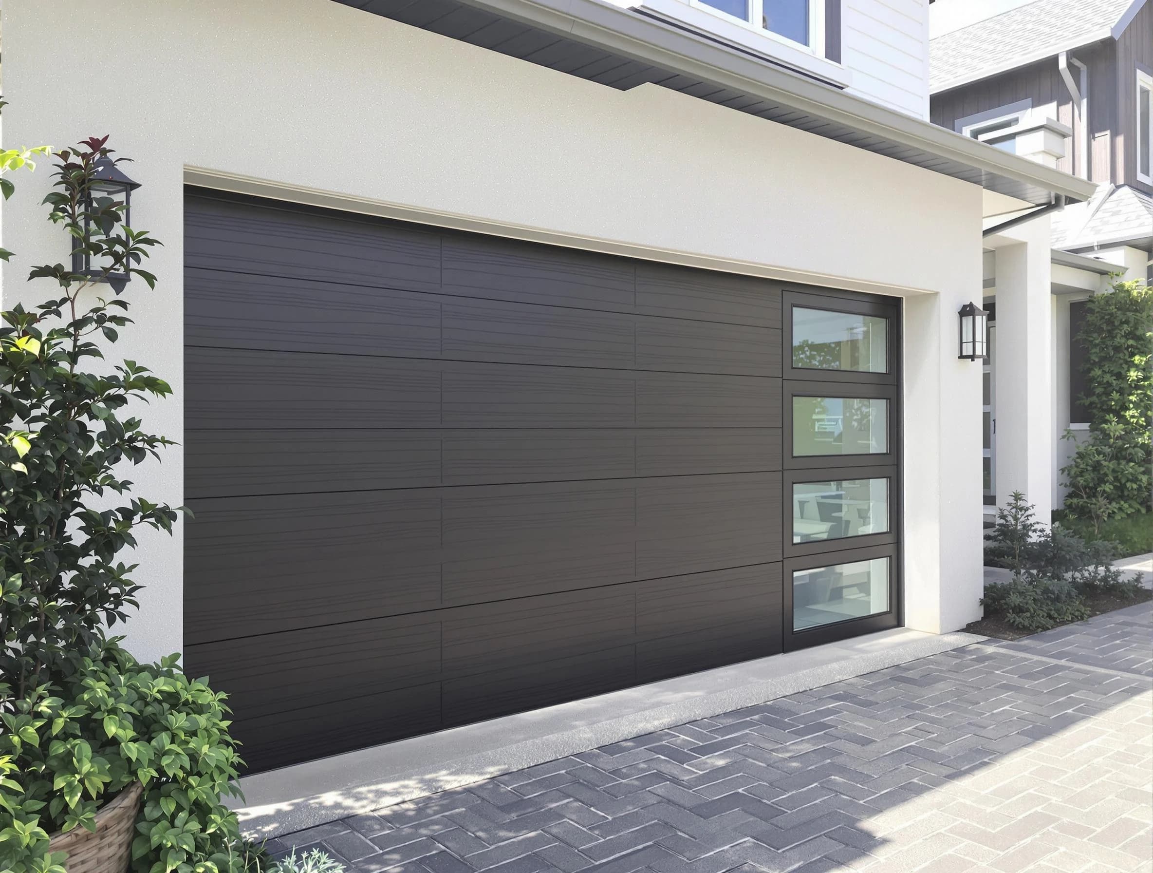 Custom garage door installation by Centennial Garage Door Repair in Centennial
