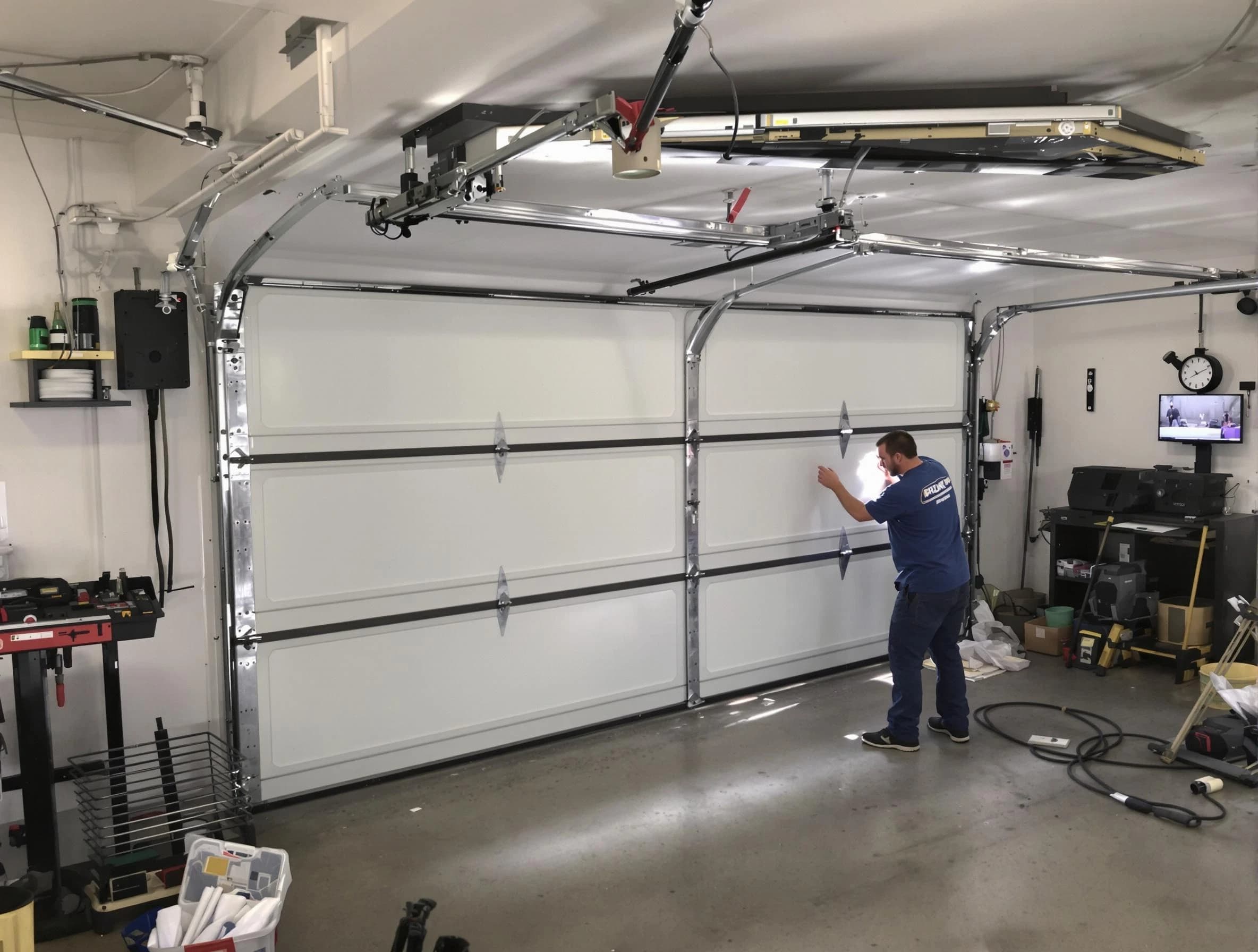 Professional garage door repair service by Centennial Garage Door Repair in Centennial