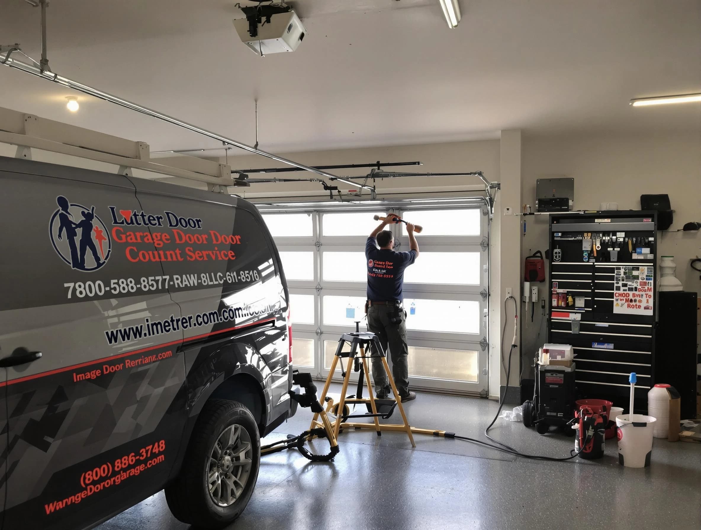 Centennial Garage Door Repair rapid response team performing same-day repair in Centennial