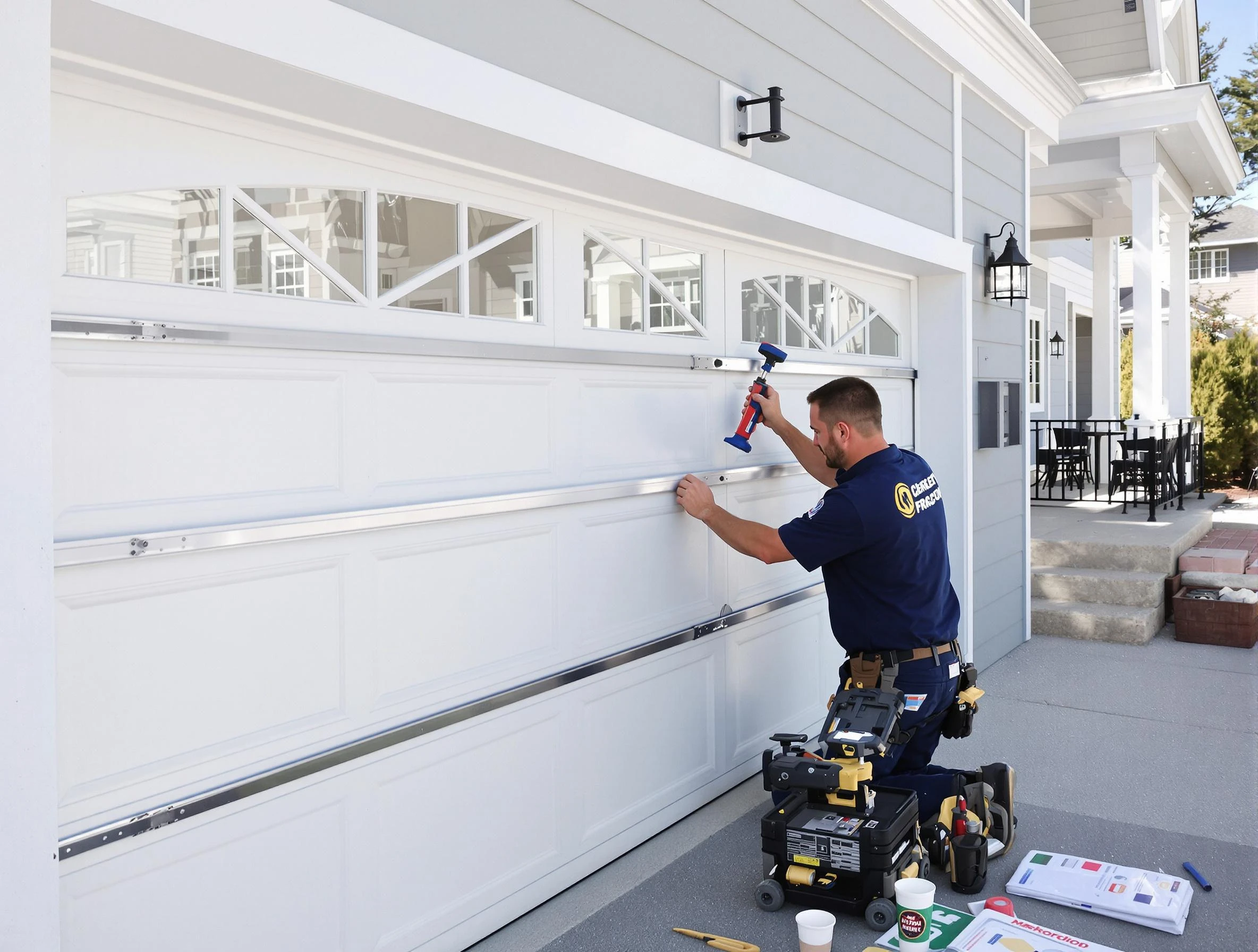 Professional garage door installation by Centennial Garage Door Repair in Centennial