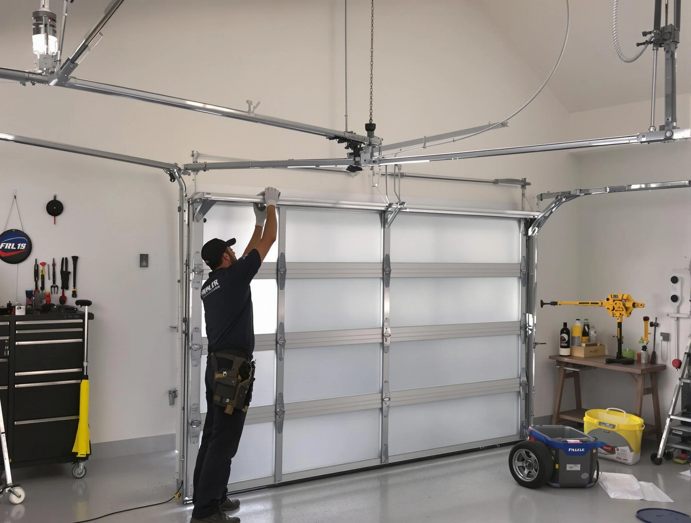 Centennial Garage Door Repair certified team performing precision garage door installation in Centennial
