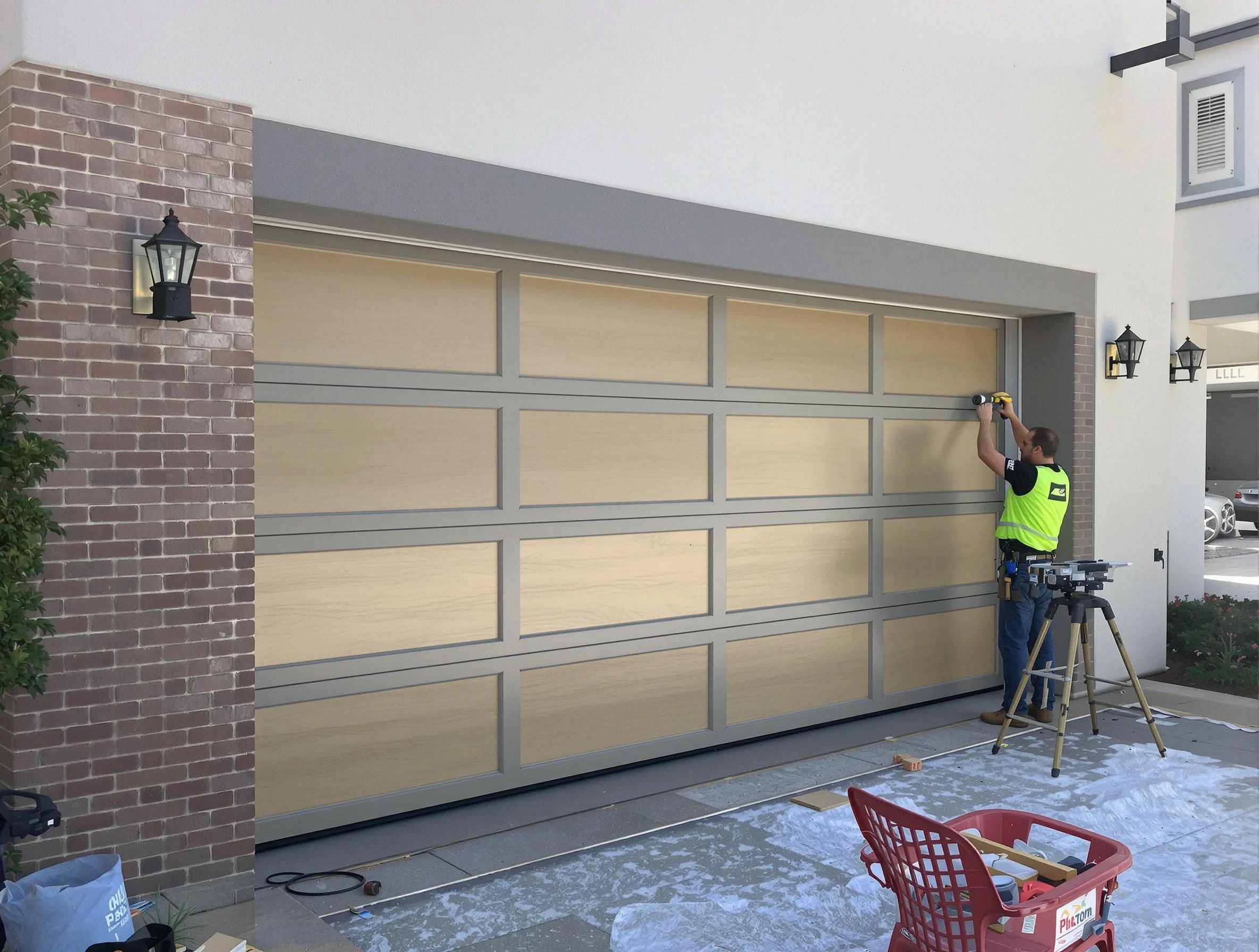 Garage door replacement service by Centennial Garage Door Repair in Centennial