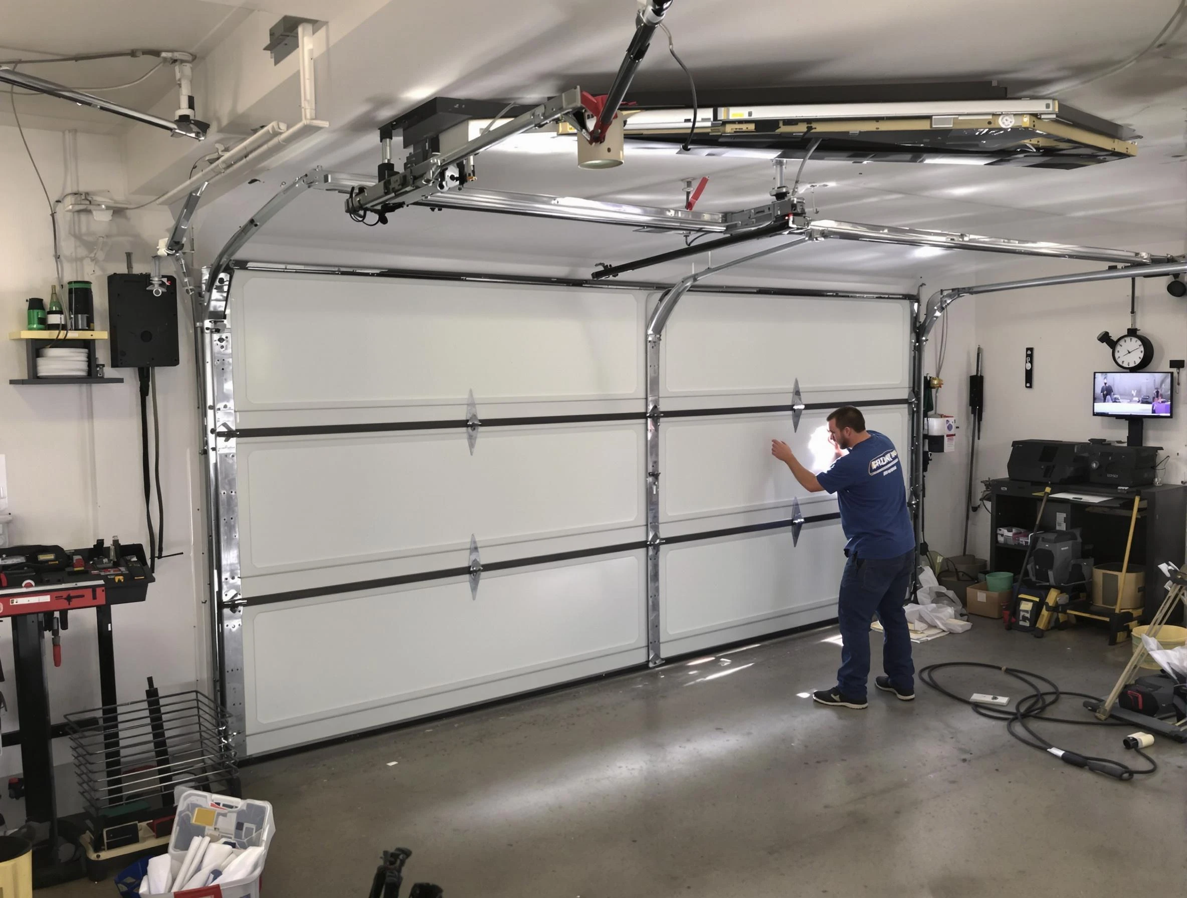 Professional garage door repair service by Centennial Garage Door Repair in Centennial