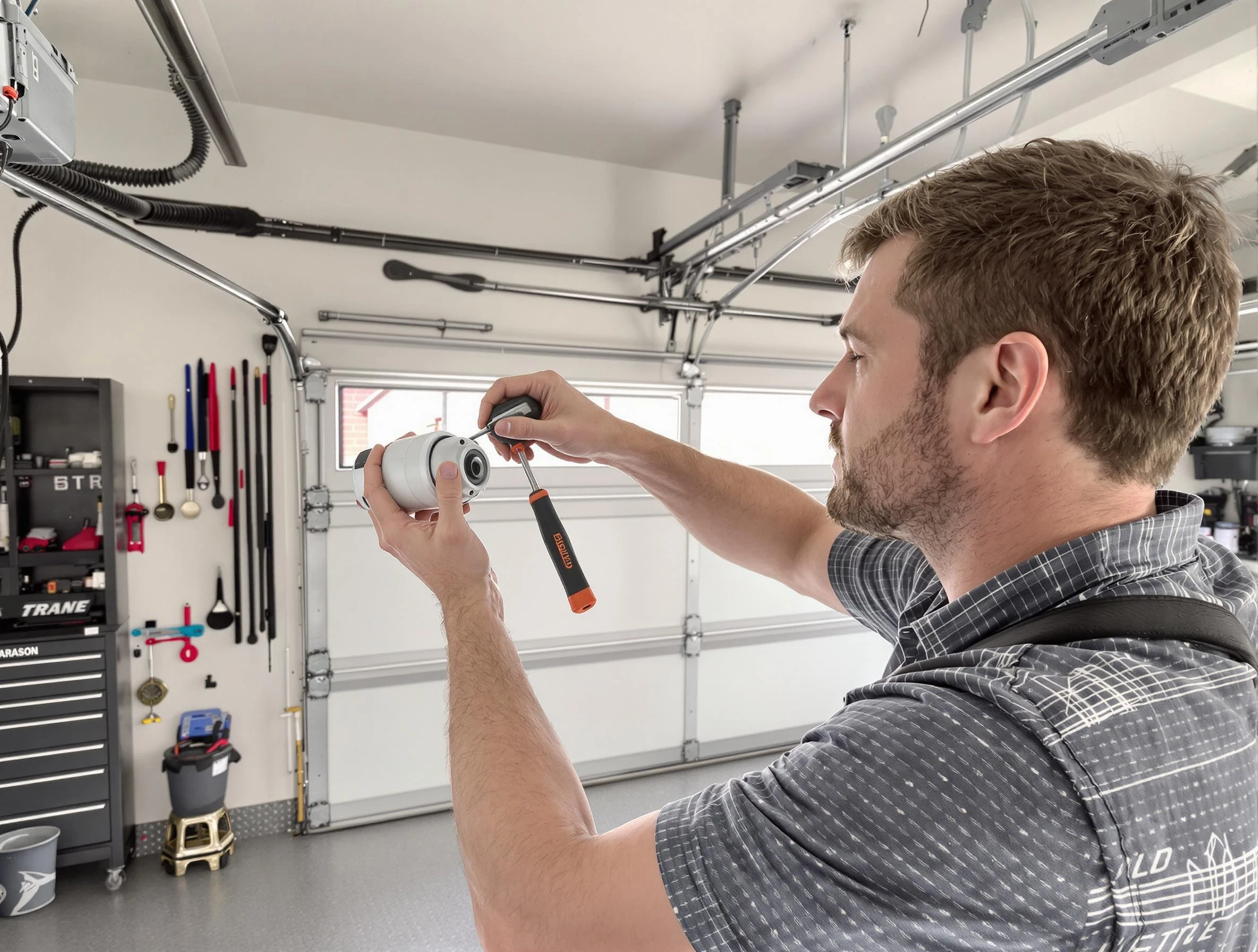 Garage door opener repair service by Centennial Garage Door Repair in Centennial