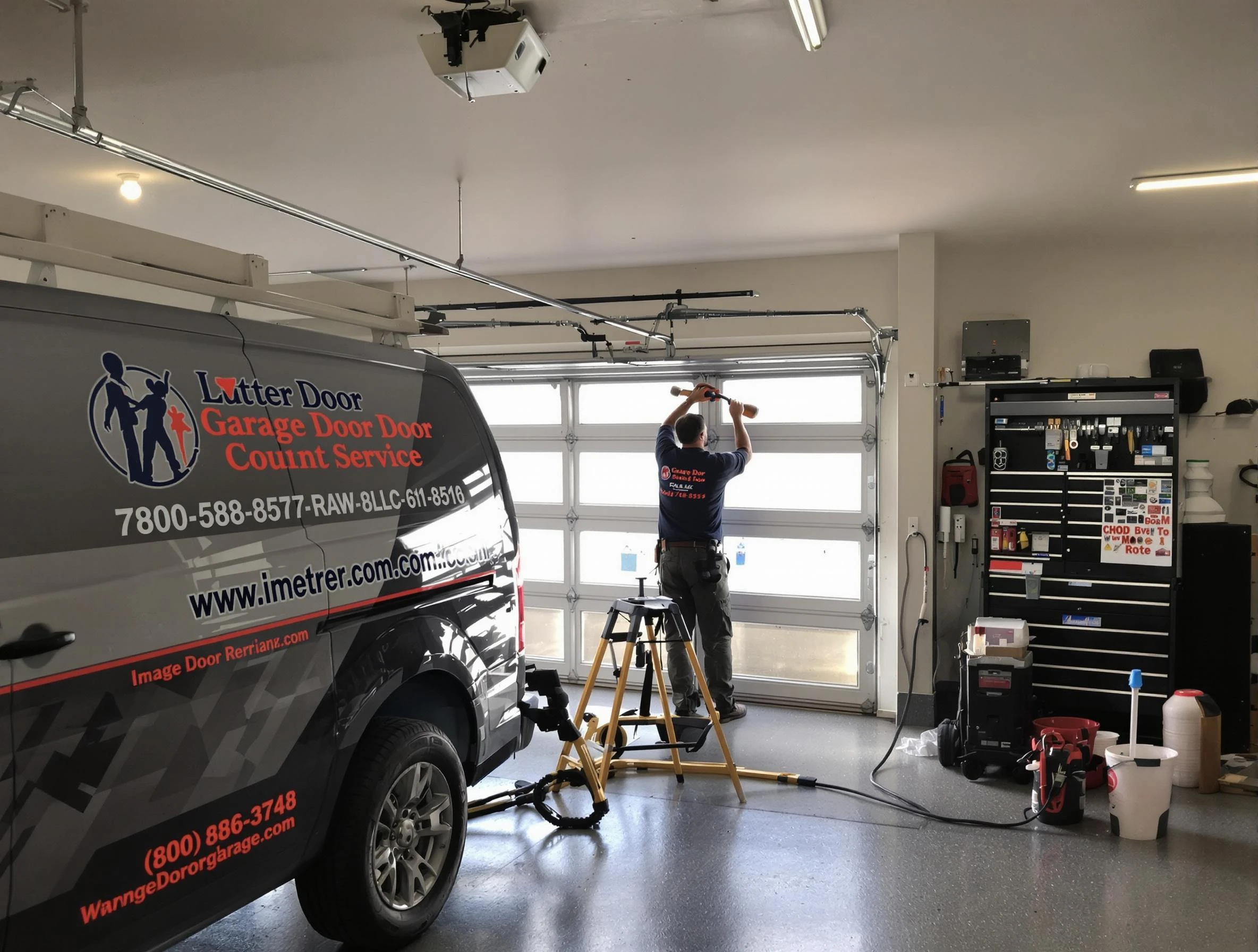 Centennial Garage Door Repair rapid response team performing same-day repair in Centennial